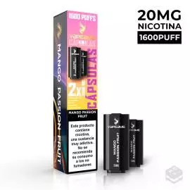 MANGO PASSION FRUIT VAPEAME 4 IN 1 PRE-FILLED CARTRIDGES