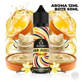 AROMA VANILLA CUSTARD BAR JUICE BY BOMBO 12 ML LONGFILL