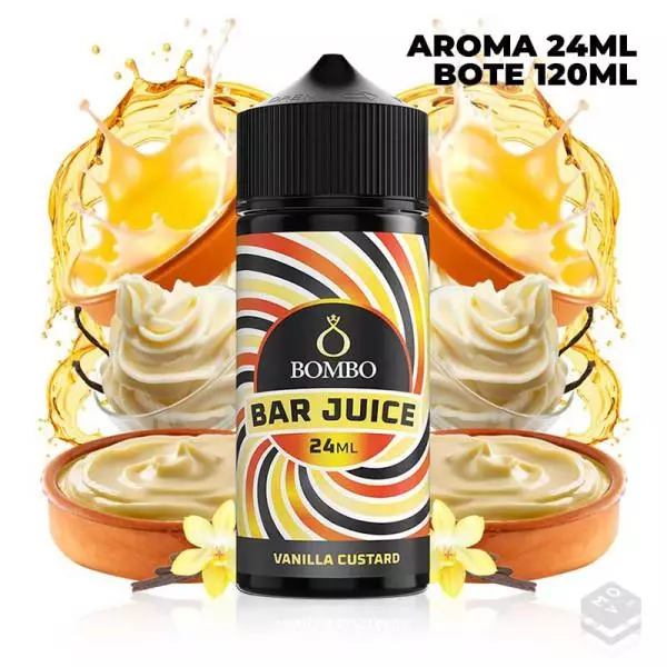 AROMA VANILLA CUSTARD BAR JUICE BY BOMBO 24 ML LONGFILL