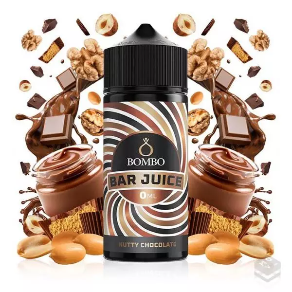 ELIQUID NUTTY CHOCOLATE BAR JUICE BOMBO 100ML