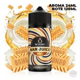 AROMA CREAMY COOKIE BAR JUICE BY BOMBO 24 ML LONGFILL