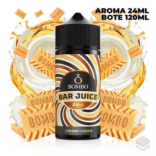 AROMA CREAMY COOKIE BAR JUICE BY BOMBO 24 ML LONGFILL