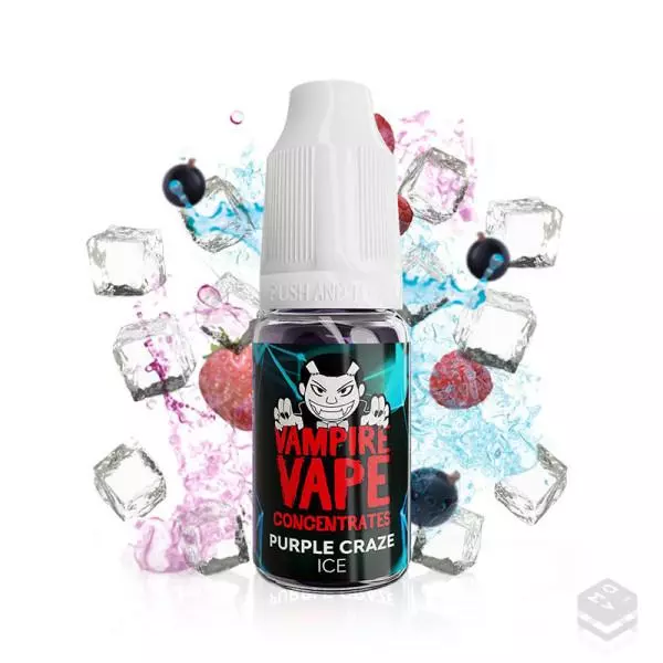 PURPLE CRAZE ICE FLAVOR VAMPIRE VAPE 10ML