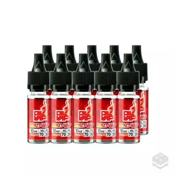 PACK 10 NIKO-VAP 30PG/70VG 10MG OIL4VAP NICOKIT