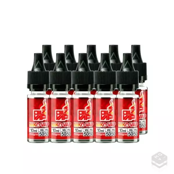 PACK 10 NIKO-VAP 50PG/50VG 20MG OIL4VAP NICOKIT