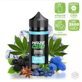 ELIQUID CBD HAZE MIXED BERRY ICE 100ML 3500MG VAPE