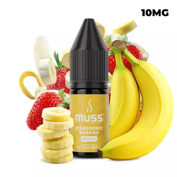 SALES DE NICOTINA STRAWBERRY BANANA MUSS 10ML 10MG