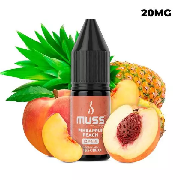 SALES DE NICOTINA PINEAPPLE PEACH MUSS 10ML 20MG