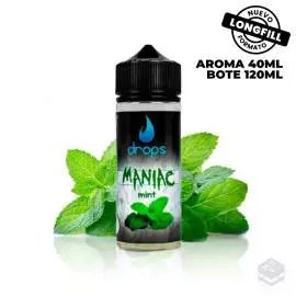 AROMA GENESIS MANIAC MINT DROPS 40ML LONGFILL