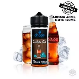 FLAVOUR COLA ICE DROPS 40ML LONGFILL VAPE