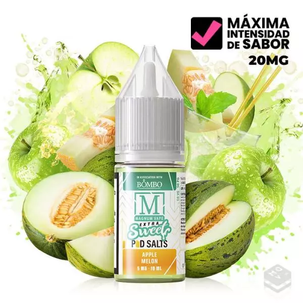 MAGNUM VAPE APPLE MELON EXTRA SWEET 10ML SALES DE NICOTINA 20MG