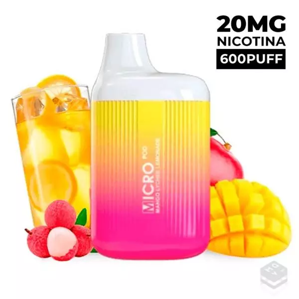 POD DESECHABLE MANGO LYCHEE LEMONADE MICRO POD 20MG