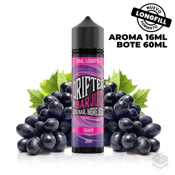 AROMA DRIFTER BAR GRAPE JUICE SAUZ 16ML LONGFILL