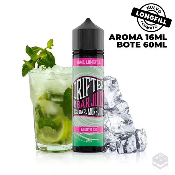 AROMA DRIFTER BAR MOJITO ICE JUICE SAUZ 16ML LONGFILL