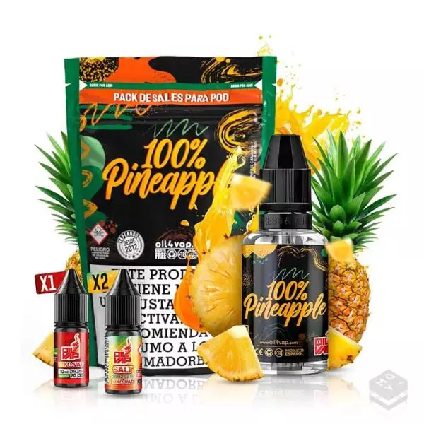 100% PINEAPPLE PACK OIL4VAP SALTS 23ML