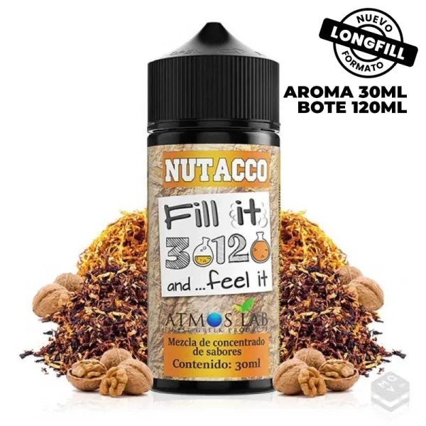 AROMA NUTACCO 30ML (LONGFILL) - ATMOS LAB