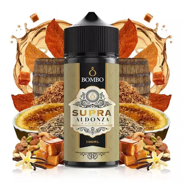 ELIQUID SUPRA ALDONZA RESERVE PLATINUM TOBACCOS BY  BOMBO 100ML