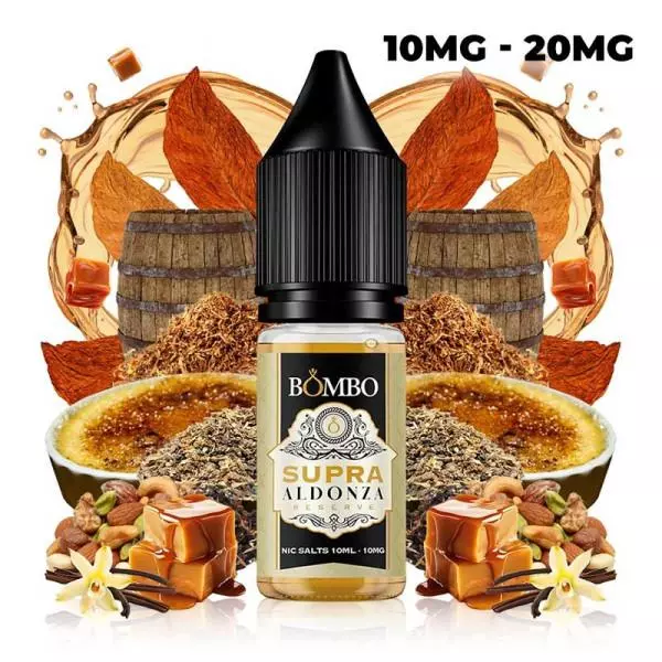 SALES DE NICOTINA SUPRA ALDONZA RESERVE PLATINUM TOBACCOS BY BOMBO 10ML