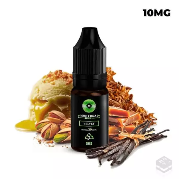 SALES DE NICOTINA VELVET MONTREAL ORIGINAL 10ML 10MG