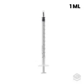 Jeringa sin aguja 1 ml