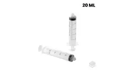 Jeringa 3 piezas sin aguja 20 ml