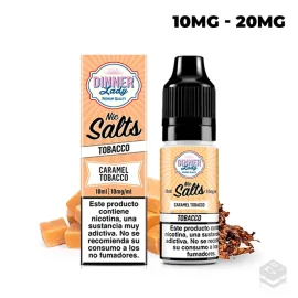 NICOTINE SALTS DINNER LADY CARAMEL TOBACCO 10ML VAPE