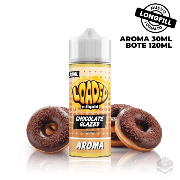 AROMA CHOCOLATE GLAZED DONUT LOADED 30ML LONGFILL