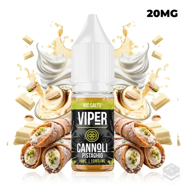 CANNOLI PISTACHIO 10ML VIPER NIC SALTS