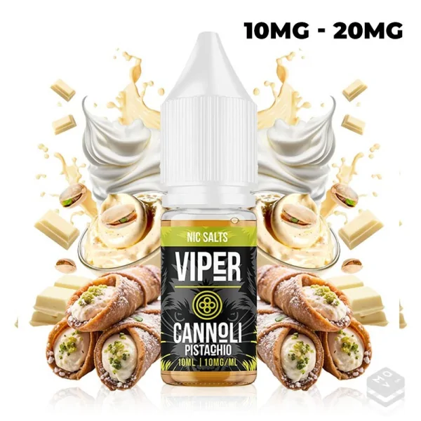 CANNOLI PISTACHIO 10ML VIPER NIC SALTS