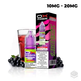 NICOTINE SALTS BLACKCURRANT REBENA OXVA OX PASSION 10ML