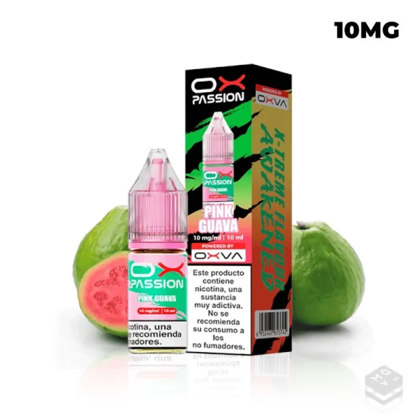 SALES DE NICOTINA PINK GUAVA OXVA OX PASSION 10ML
