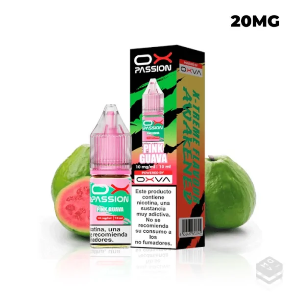 SALES DE NICOTINA PINK GUAVA OXVA OX PASSION 10ML