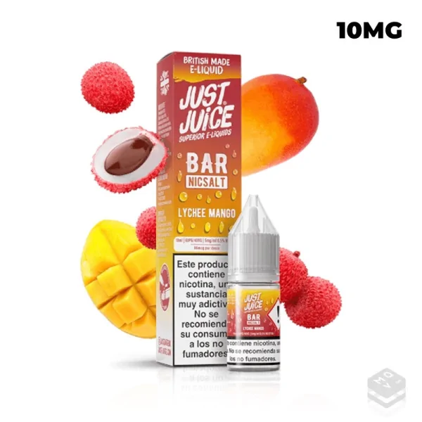 SALES DE NICOTINA LYCHEE MANGO JUST JUICE BAR 10ML
