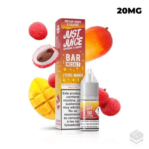 SALES DE NICOTINA LYCHEE MANGO JUST JUICE BAR 10ML