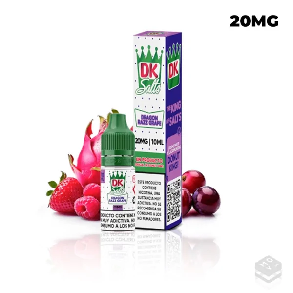 SALES DE NICOTINA DRAGON RAZZ GRAPE DONUT KING 10ML