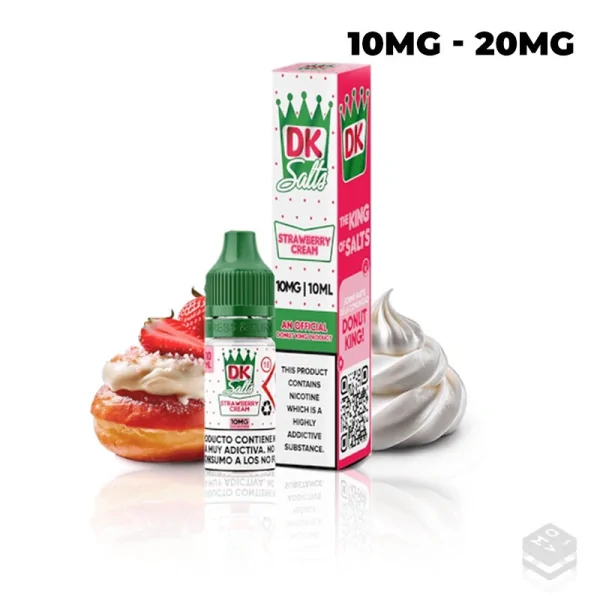 SALES DE NICOTINA STRAWBERRY CREAM DONUT KING 10ML