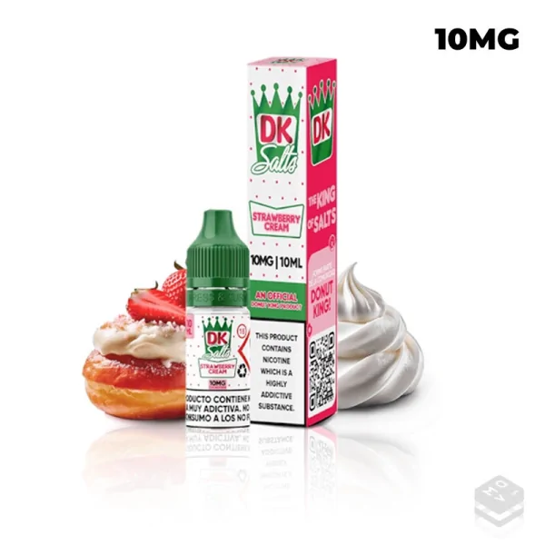 SALES DE NICOTINA STRAWBERRY CREAM DONUT KING 10ML