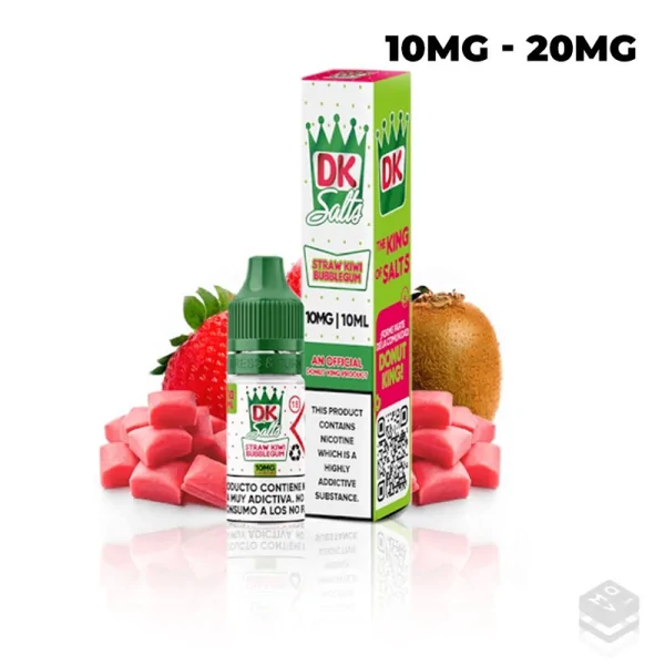 SALES DE NICOTINA STRAWBERRY KIWI BUBBLEGUM DONUT KING 10ML