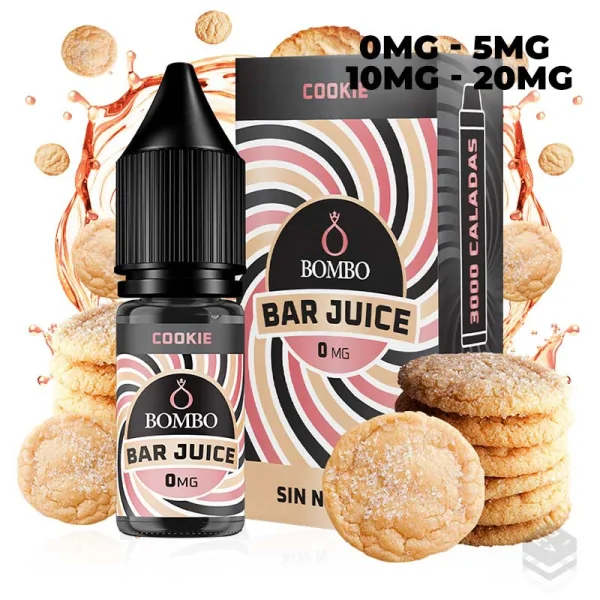 SALES DE NICOTINA COOKIE BAR JUICE BY BOMBO 10ML