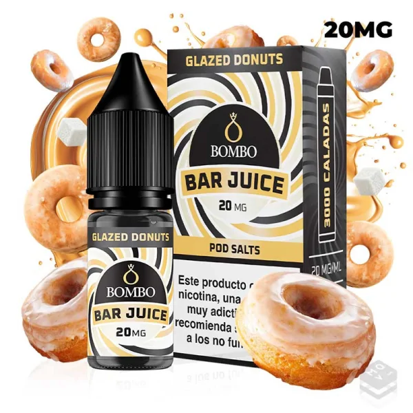 SALES DE NICOTINA GLAZED DONUT BAR JUICE BY BOMBO 10ML