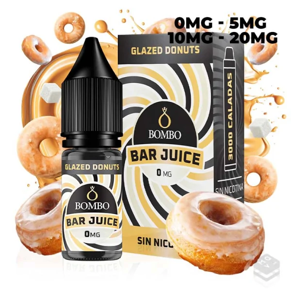 SALES DE NICOTINA GLAZED DONUT BAR JUICE BY BOMBO 10ML