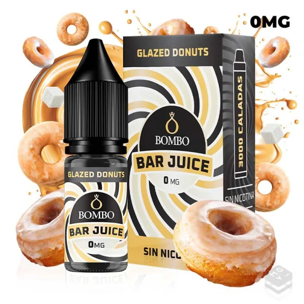 SALES DE NICOTINA GLAZED DONUT BAR JUICE BY BOMBO 10ML