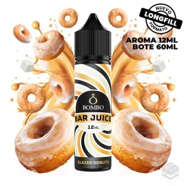 FLAVOUR GLAZED DONUT BAR JUICE BY BOMBO 12ML LONGFILL