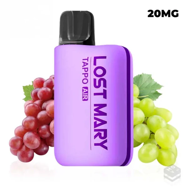 VAPER DESECHABLE LOST MARY TAPPO AIR GRAPE 2ML