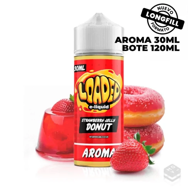 AROMA STRAWBERRY JELLY DONUT LOADED 30ML LONGFILL