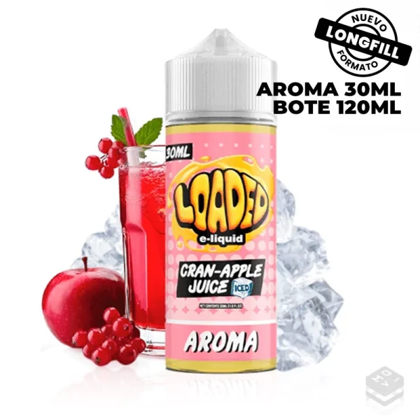 AROMA CRAN APPLE JUICE ICE LOADED 30ML LONGFILL