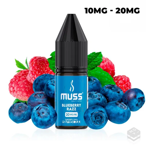 SALES DE NICOTINA BLUEBERRY RAZZ MUSS 10ML