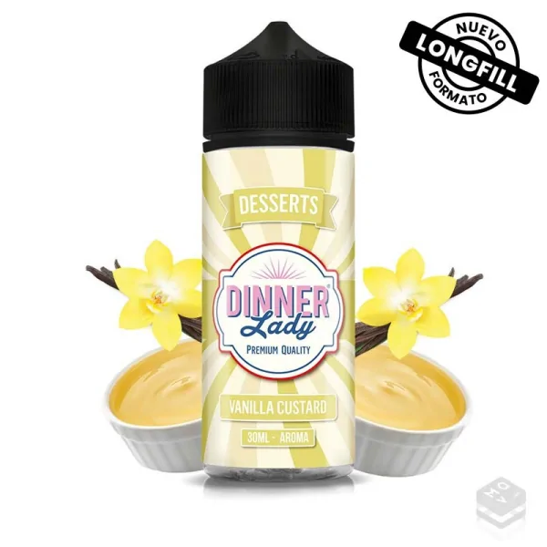 AROMA VANILLA CUSTARD DINNER LADY 30ML LONGFILL