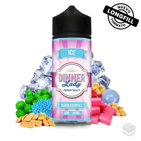 FLAVOUR BUBBLEGUM ICE DINNER LADY 30ML LONGFILL