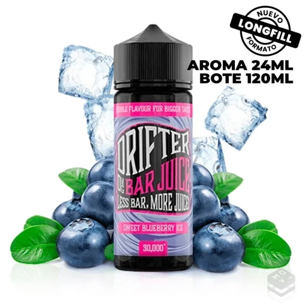 AROMA DRIFTER BAR BLUEBERRY BUBBLEGUM JUICE SAUZ 24ML LONGFILL